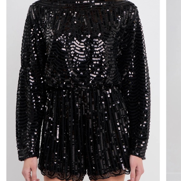 Endless rose SEQUIN ROMPER - Picture 5 of 14